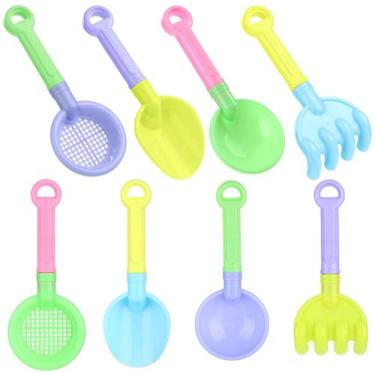 Imagem de Pás de Areia Skylety para Crianças - Conjunto com 8 Peças - Brinquedos