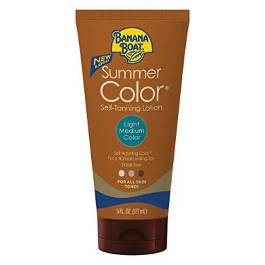 Imagem de Banana Boat Loção Autobronzeadora Summer Color, 6Oz, Cor Média Clara Para Todos Os Tons De Pele, Loção Autobronzeadora, Loção Bronzeadora Sem Sol, Autobronzeador, 6Oz