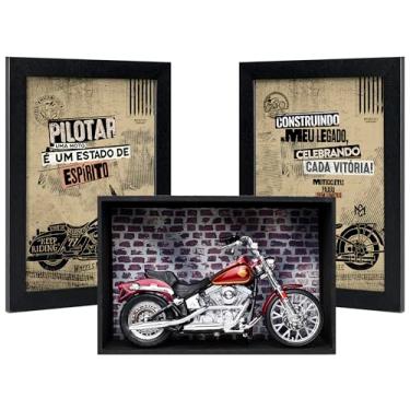 Imagem de Miniatura Moto HD Maisto - Kit Motociclista (Softail)