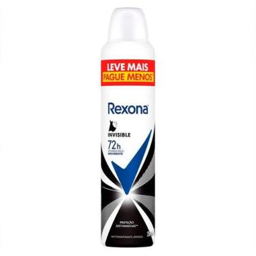 Imagem de Desodorante Antitranspirante Aerosol Rexona Invisible 250ml