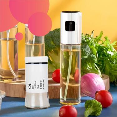 Imagem de Conjunto 2 Spray para Azeite E 2 Saleiros 100ml Tampa Dosadora - Dassh