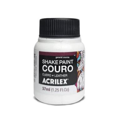 Imagem de tinta para couro branco shake paint sapatos e jaquetas - general couro