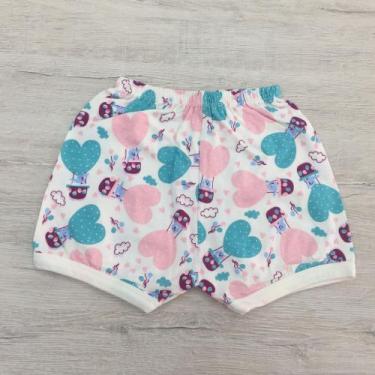 Imagem de Kit C/ 5 Short Infantil Bebê De Malha 100% Algodão Estampado-001 - ele