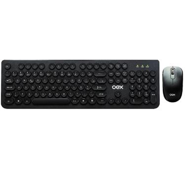 Imagem de Combo Teclado E Mouse Sem Fio Tm410 Preto Pop + Oex
