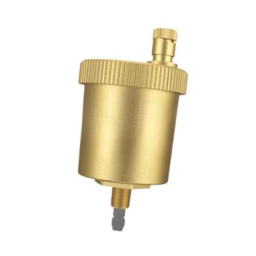 Imagem de Fenteer Válvula de liberação de ar de latão Automática Válvula de ventilação de ventilação robusta rosca macho de alta capacidade NPT1/8 Válvula de bóia de