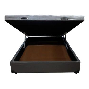 Imagem de Cama Box Box Baú Casal com 48Cm de Altura Total - 30Cm de Profundidade No Corino 