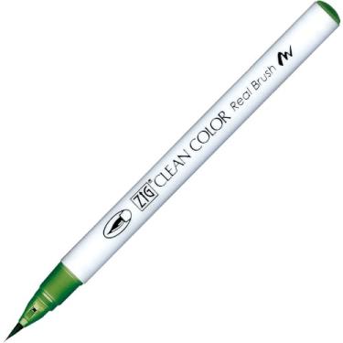 Imagem de CANETA ZIG PEN REAL BRUSH TRUE GREEN RB 6000AT 412