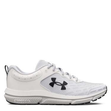 Imagem de Under Armour Tênis de corrida masculino Charged Assert 10, (104) branco/preto/preto, 8.5