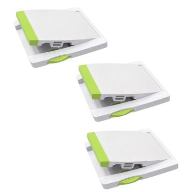 Imagem de Trava de Segurança Porta Janela Deslizante Kit 3 unidades Criança Pet Fechadura Guarda Roupa Armario Proteçao Multiuso Resistente