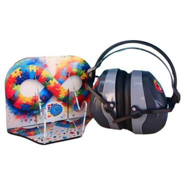Imagem de Suporte Infinity 26 Db Abafador Ruidos Cinza 26 Db Autistas - Coleção 