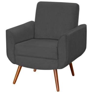 Imagem de Poltrona para Sala e Escritório Decorativa Pé Palito Milão - Konfort, 