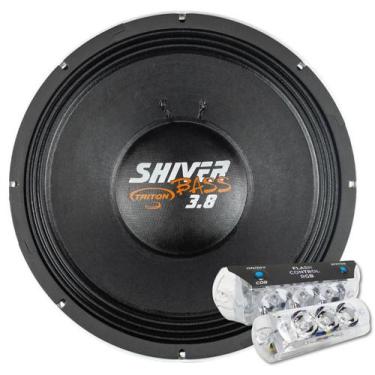 Imagem de Alto Falante Triton Shiver Bass 3.8 15 Branco 4 Ohms + Par Strobo Led 