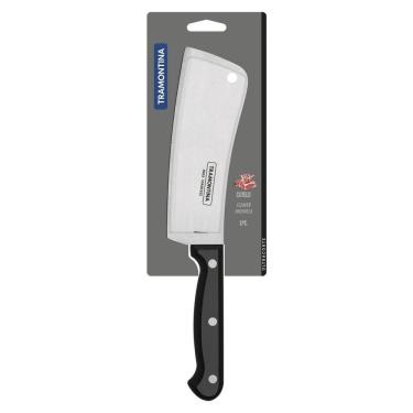 Imagem de Cutelo Tramontina Ultracorte Com Lamina Em Aço Inox E Cabo De Polipropileno Preto 6"