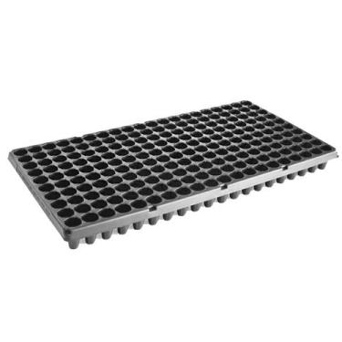 Imagem de BANDEJA 200 CELULAS F08 FINA PRETO Kit 5 - NUTRIPLAN