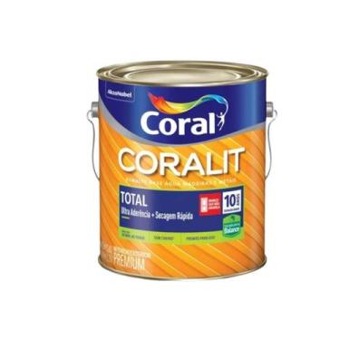 Imagem de Tinta Esmalte Sintético Base Água Cor Laranja 3,2L Coral Coralit Total