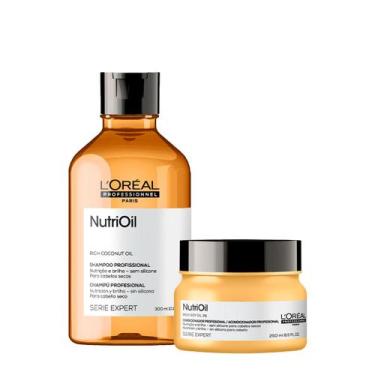 Imagem de Kit L'Oréal Professionnel Serie Expert NutriOil Shampoo e Máscara P (2