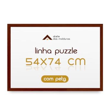Imagem de Moldura para Quebra Cabeça Puzzle de 1000 Peças 54x74 com Proteção Petg (Chão de Barro)