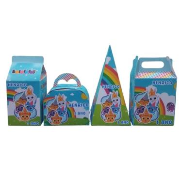 Imagem de Kit 32 Caixinhas Surpresa Personalizadas Bolofofos Lembrancinhas Aniversário