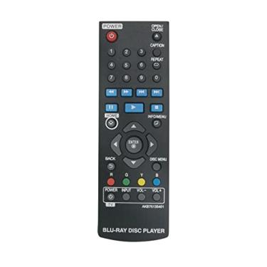Imagem de ALLIMITY AKB75135401 Controle remoto de substituição compatível com LG Audio CD/DVD Blu-Ray Player BP255N BP300 BP335 BP335WN BP340 BP350 BP255-N BP350-N BP340 BPM25 BP135