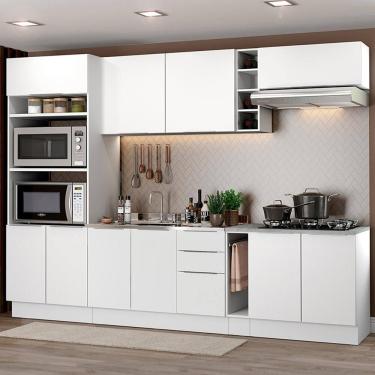 Imagem de Cozinha Completa Stella Armário e Balcão Branco Madesa