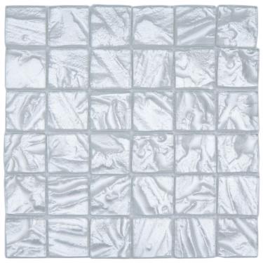 Imagem de Pastilha De Vidro Jansuí Glass Mosaic 30cmx30cm (placas) Branco