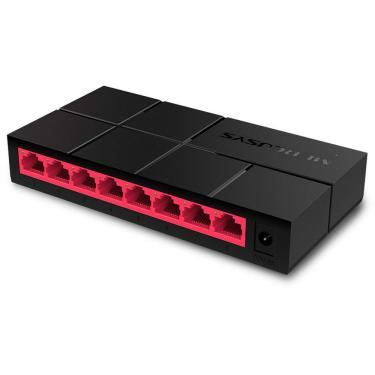 Imagem de Switch Mercusys Ms108g Gigabit De 8 Portas 10/100/1000 Mbps