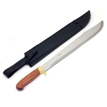 Imagem de Facão Para Mato Arkhip Pantaneiro 16'' Cabo Madeira Bainha