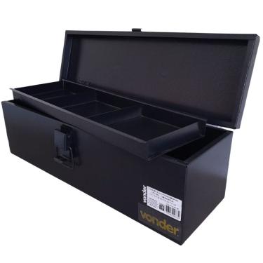 Imagem de Caixa De Ferramenta Metalica Bau Com Bandeja