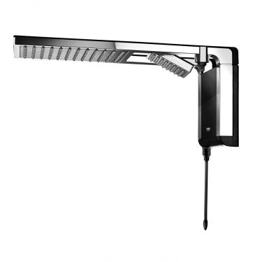 Imagem de Chuveiro Lorenzetti Acqua Duo Ultra Eletrônico Preto/cromado 220v