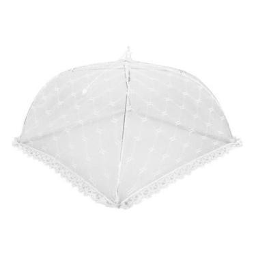 Imagem de Kit 4 Tela Mosquiteiro Tule Protetor Alimento Grande 30Cm - Yazi