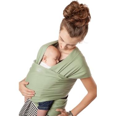 Imagem de Sling para Bebê, Canguru Carregador Ergonômico, Verde Claro