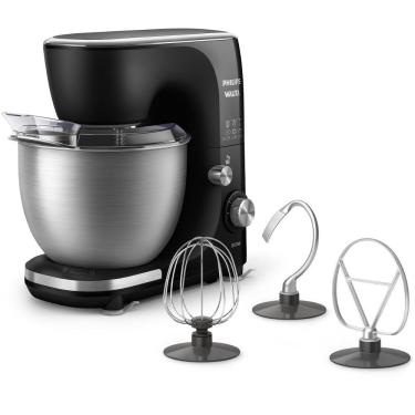 Imagem de Batedeira Planetária Philips Walita Série 7000 Preto e Inox 800W RI7922/90 - 220V