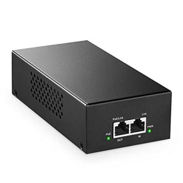 Imagem de MokerLink Injetor Poe 2,5 Gigabit, 802.3Af/At/Bt 90 W, Ethernet 2,5G/1G/100M, Plug & Play, Adaptador Não-Poe, Caixa De Metal, Distância Até 100 Metros (328 Ft.)