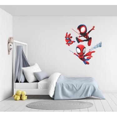 Imagem de Adesivo De Parede Homem Aranha No Multiverso Mod01 - Lojinha Da Luc Ad