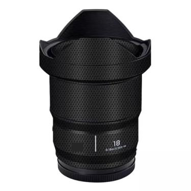 Imagem de Película para câmera protetor de lentes antirarranhões adesivo para Panasonic Lumix S 18 mm F1.8 18 1.8 (preto matriz)