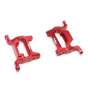 Imagem de TREAL TRX-4M K10 High Trail Front/Rear Bumper Mounts Aluminum 7075 Upgrades for TRX4M 1/18 RC Crawler(Red)