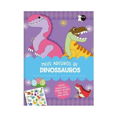 Imagem de Meus Adesivos De Dinossauros - Muitos Passatempos E Também Adesivos Para Colar Onde Quiser!