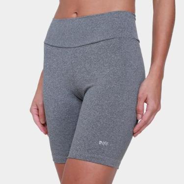 Imagem de Bermuda Trifil AF Básica Feminina, Cinza, P