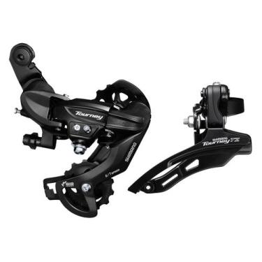 Imagem de Kit Grupo Shimano Tourney Cambio Dianteiro e Traseiro TY300