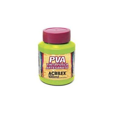 Imagem de Tinta pva Acrilex fosca verde maçã 100Ml