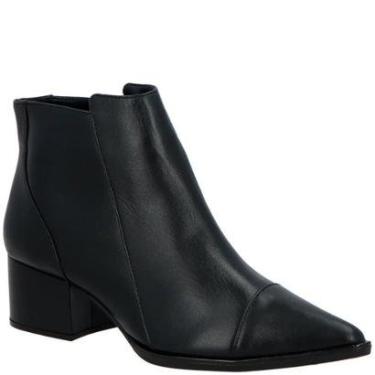 Imagem de Bota Salto Bloco em Couro Bico Fino Luiza Barcelos 10520030-Feminino