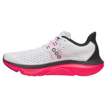Imagem de Saucony Tênis masculino Kinvara 16, Branco/Vermelho, 44