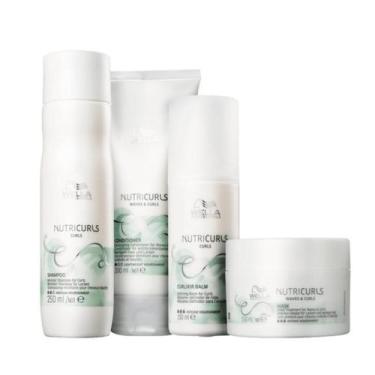Imagem de Wella Nutricurls Sh 250ml + Cond 200ml + Masc 150ml + Leave-in 150ml -