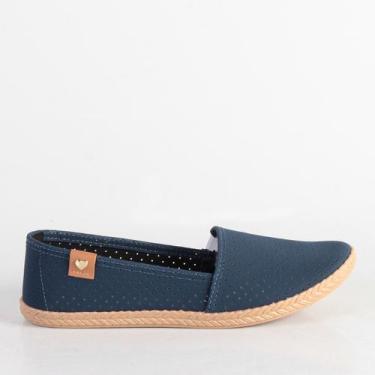 Imagem de Sapatilha Moleca Alpargata 16190137 Preto, Marinho, Nobuck, 33300, 37