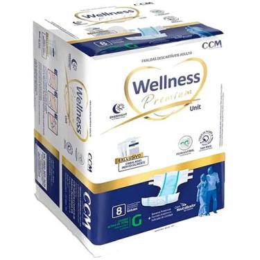 Imagem de Fralda Geriátrica Wellness Premium G - Com 08 Fraldas