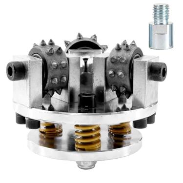 Imagem de Acessório de moagem de martelo de concreto/pedra de 10 cm - remove revestimentos e adiciona textura antiderrapante. Ferramenta de desbaste de superfície (mandril: 5/20.3 cm-11 rosqueado)
