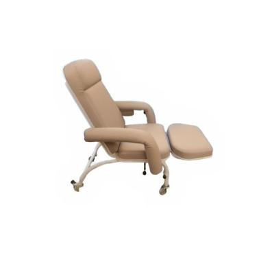 Imagem de Poltrona Hospitalar Descanso Reclinável Com Perneira Independente e Ro