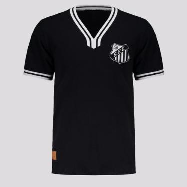 Imagem de Camisa Santos Vintage Preta - Retromania, M