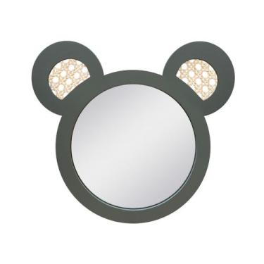 Imagem de Espelho Decorativo Infantil 43x44cm Urso - e2g Design
