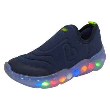 Imagem de Tênis Infantil Menino Conforto Luz LED Celebration 3.0 Bibi